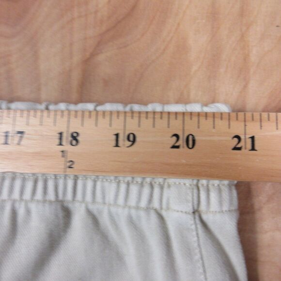 32 DEGREES Ladies Knit Twill Ankle Pants Sz XXL-20 Flat Front Tan Cream 2XL NWT - Picture 12 of 12